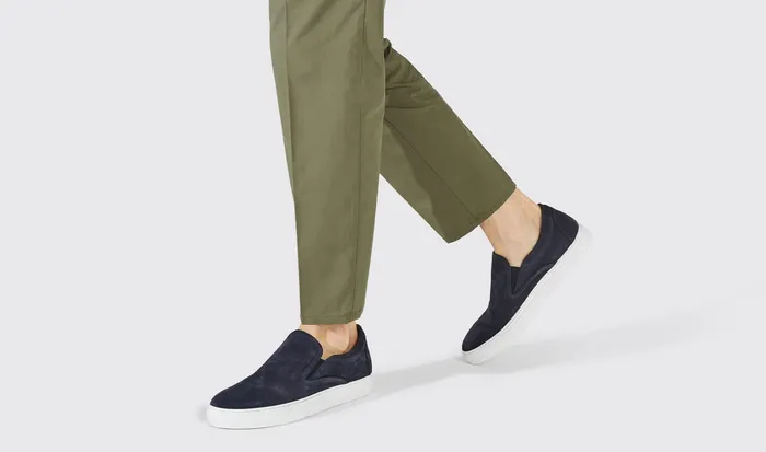Scarosso Sneakers Filippo Blu Scamosciato Blue 8211 Suede 8211 Men