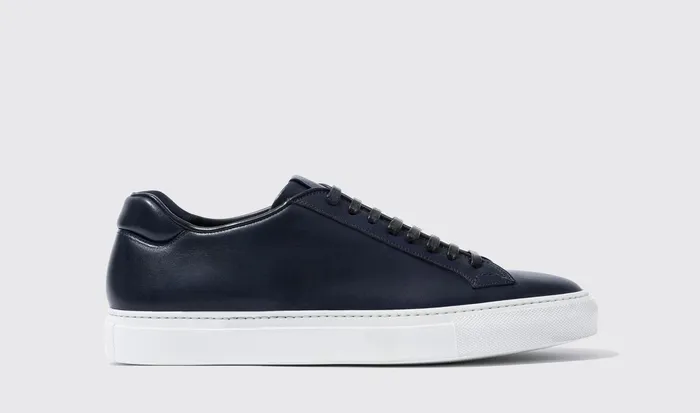 Scarosso Sneakers Ugo Blu Blue 8211 Calf 8211 Men