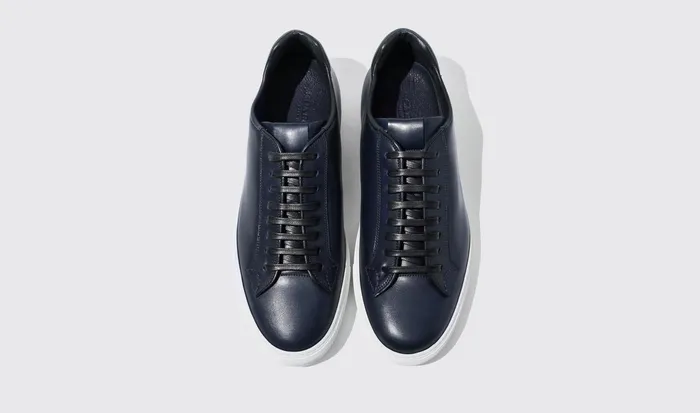 Scarosso Sneakers Ugo Blu Blue 8211 Calf 8211 Men