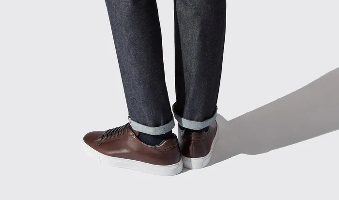Scarosso Sneakers Ugo Moro Dark Brown 8211 Calf 8211 Men