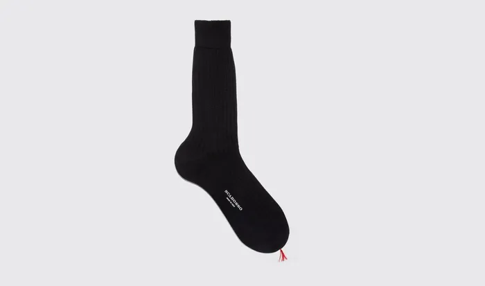 Scarosso Socks Navy Cotton Calf Socks Navy 8211 Cotton 8211 Men