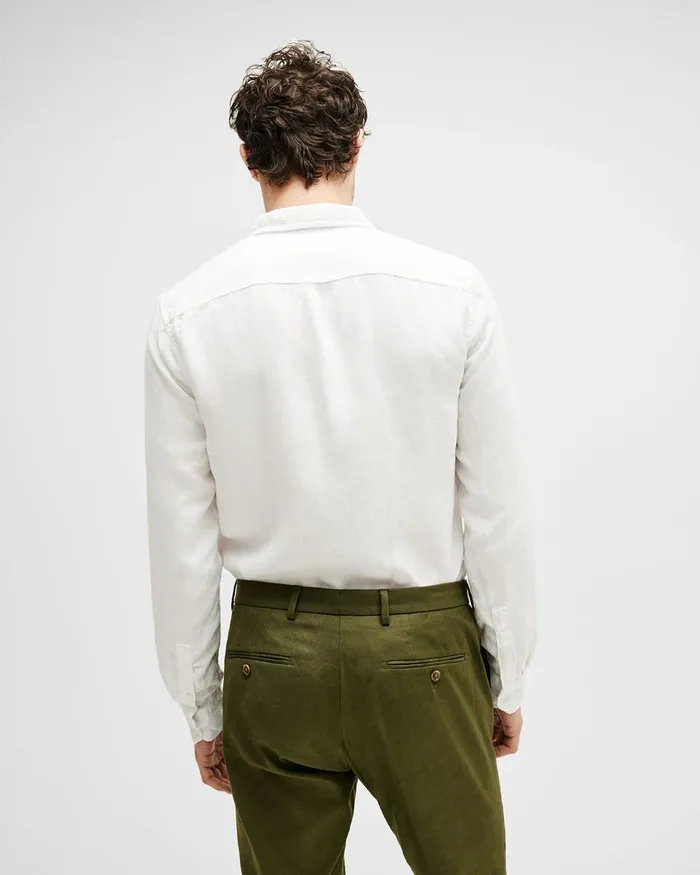 Shirts Men 7 For All Mankind Casual One Pocket Shirt In White