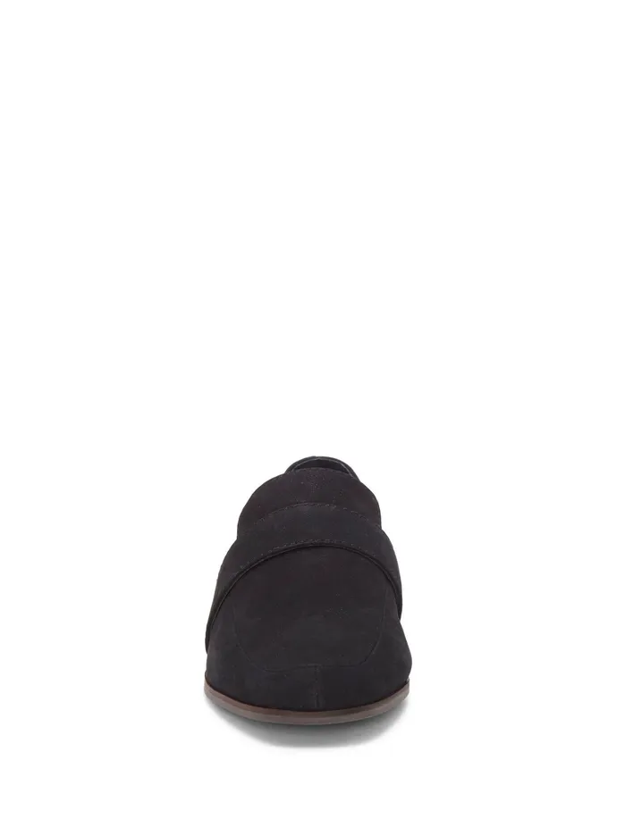 Shoes Women Lucky Brand Adelha Leather Flat Slides Feather