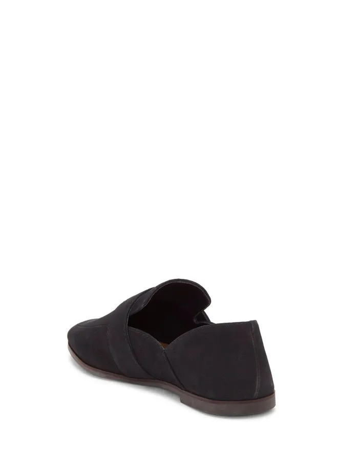 Shoes Women Lucky Brand Adelha Leather Flat Slides Feather