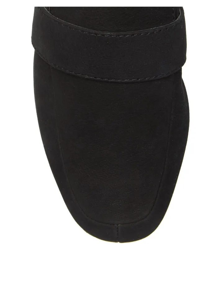 Shoes Women Lucky Brand Adelha Leather Flat Slides Feather