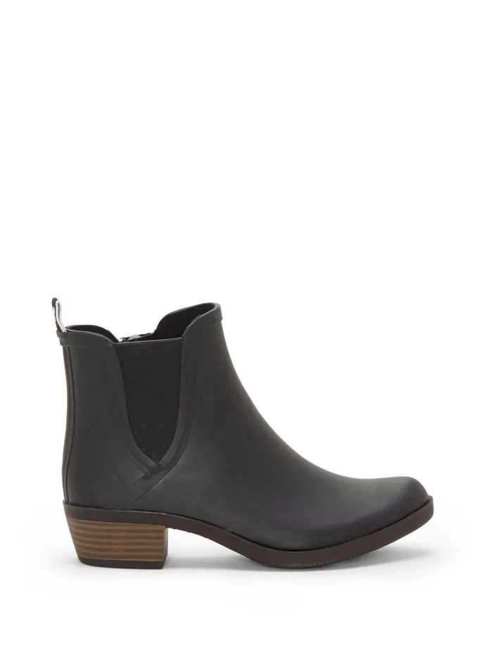 Shoes Women Lucky Brand Basel Rainboot Bootie Black