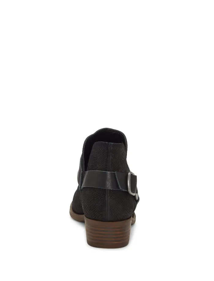 Shoes Women Lucky Brand Bernaeh Leather Bootie Black