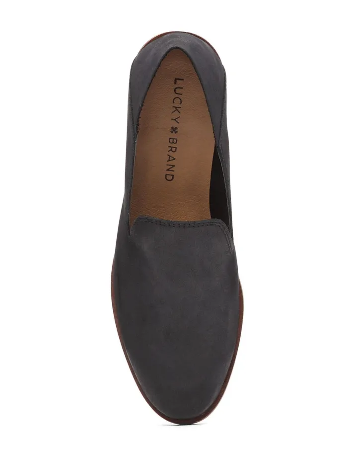 Shoes Women Lucky Brand Cahill Leather Flat Black