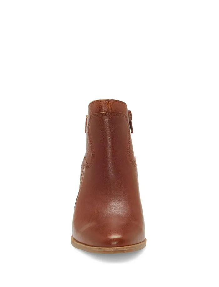 Shoes Women Lucky Brand Kauto Leather Bootie Dark Brown