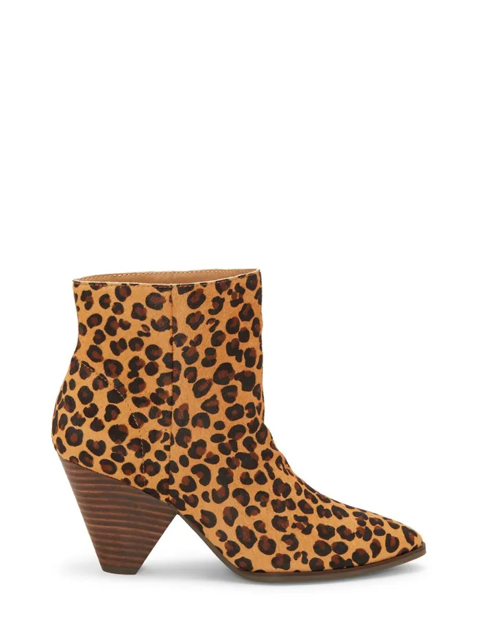 Shoes Women Lucky Brand Munise2 Calf Hair Bootie Medium Dark Brown