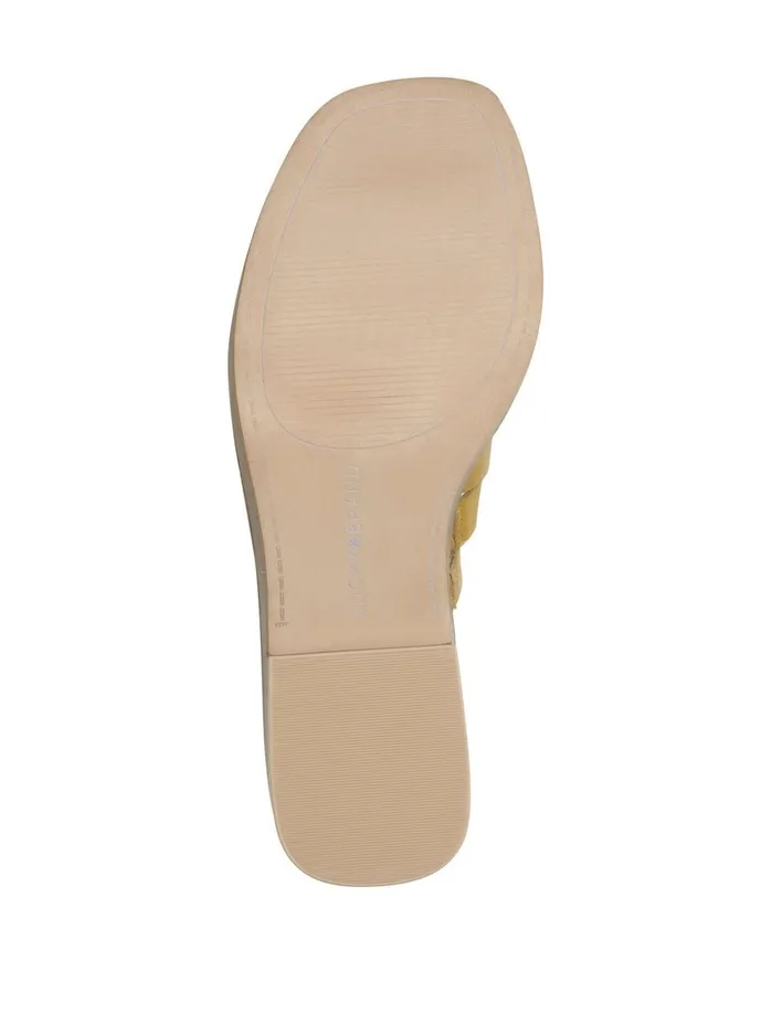 Shoes Women Lucky Brand PAYDIN OPEN TOE HEEL Gold