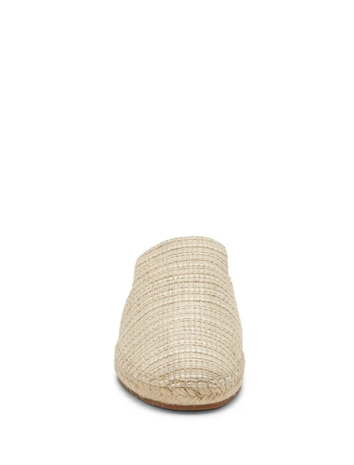 Shoes Women Lucky Brand Revea Canvas Espadrille Flat Slides Open Beigekhaki