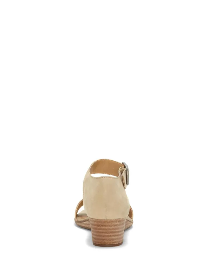 Shoes Women Lucky Brand Riamsee Suede Wedge Medium Beige