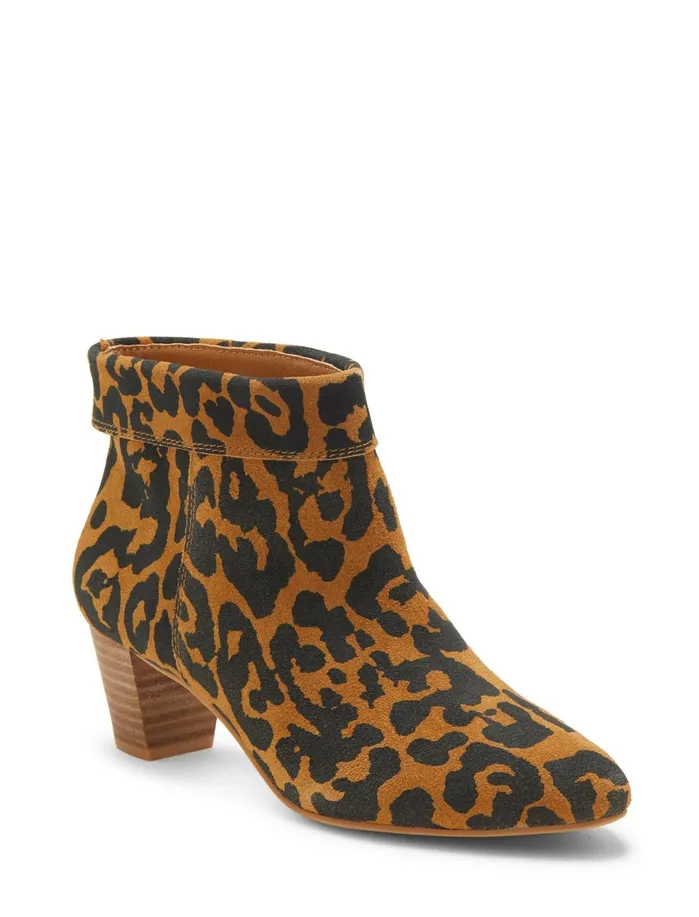 Shoes Women Lucky Brand Zaprika Suede Bootie Medium Beige