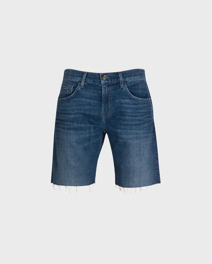 Shorts Men 7 For All Mankind The Straight Short In Mid Blue