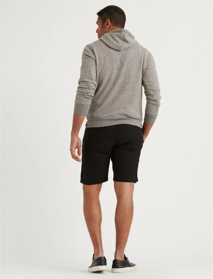 Shorts Men Lucky Brand Linen Flat Front Short Black Onyx