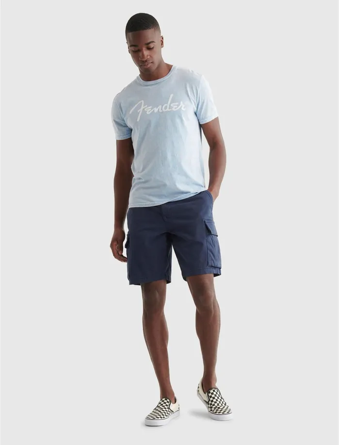 Shorts Men Lucky Brand Stretch Cargo Short Black Iris