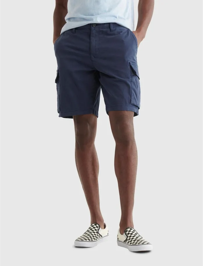 Shorts Men Lucky Brand Stretch Cargo Short Black Iris