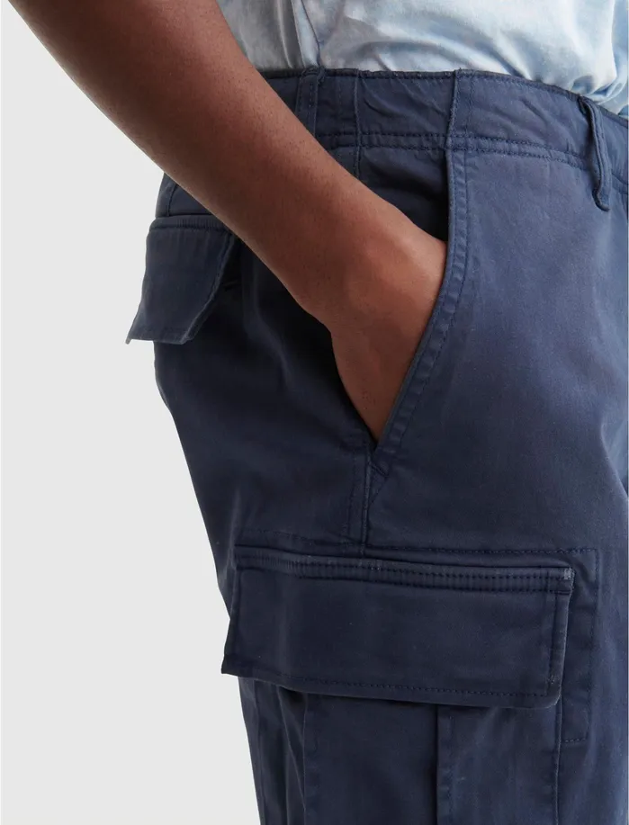 Shorts Men Lucky Brand Stretch Cargo Short Black Iris