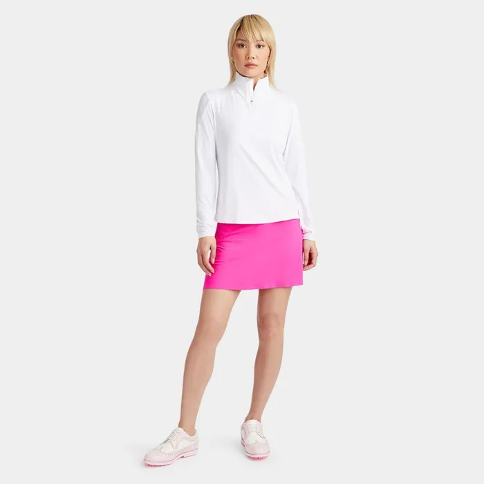 Silky Tech Nylon ALine Skort Day Glow Pink Women GFORE Bottoms