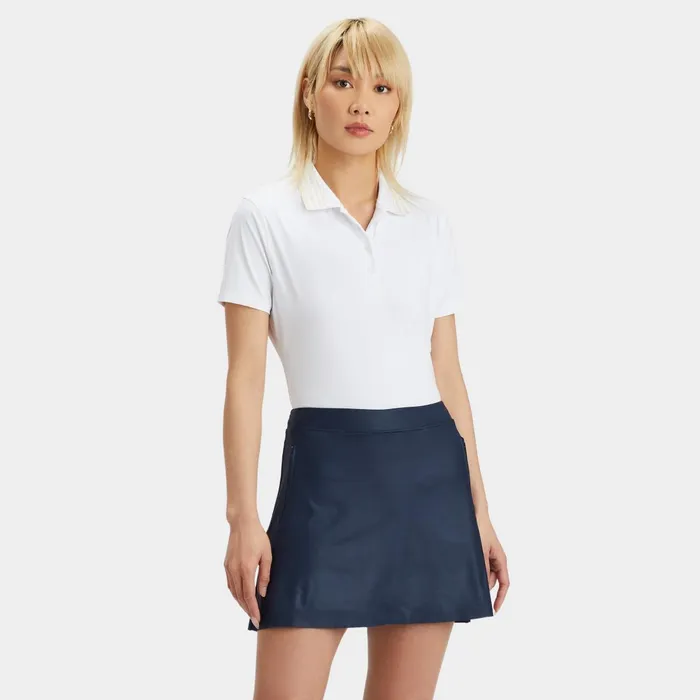 Silky Tech Nylon Polo Snow Women GFORE Tops