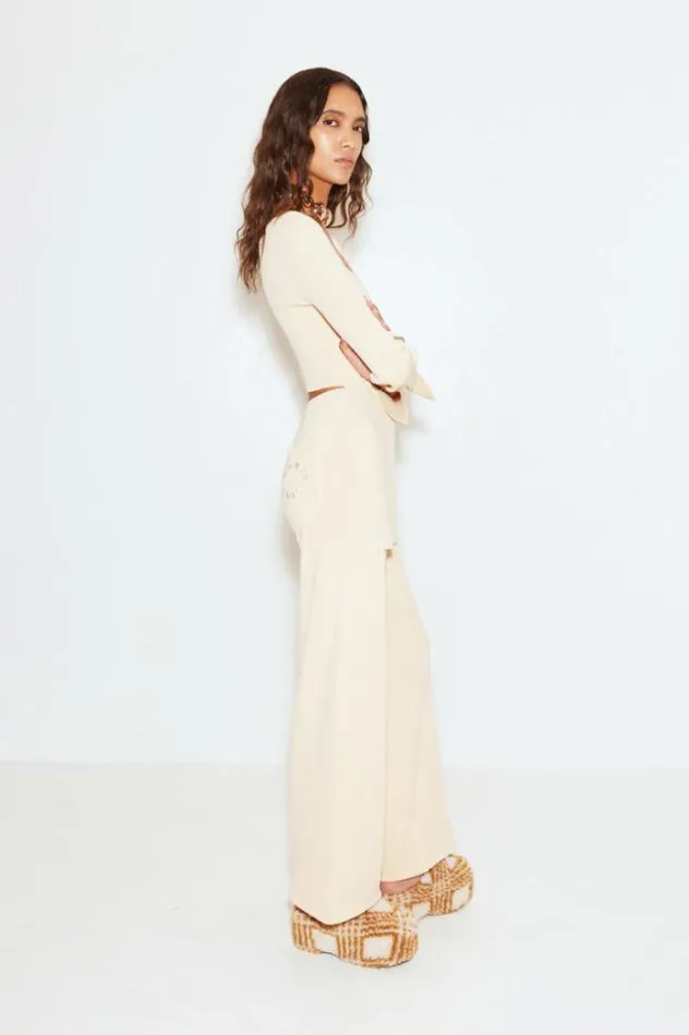 Simon Miller Bottoms Knits By Jabber Pant In Cream Cream 8211 Shop