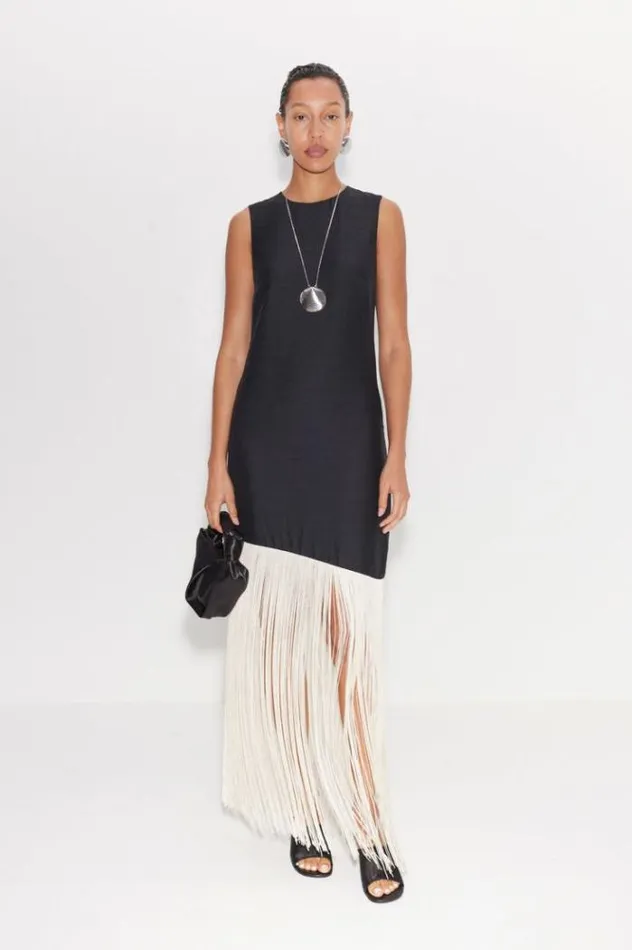 Simon Miller Dresses Casablanca Fringe Dress In BlackSeashell Blackseashell 8211 Shop Simon Miller Dresses Casablanca Fringe Dress In BlackSeashell Blackseashell 8211 Shop