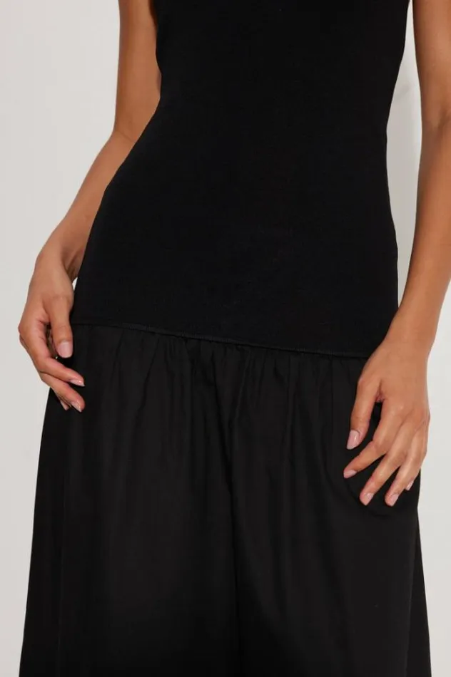 Simon Miller Dresses Junjo Combo Dress In Black Black 8211 Shop