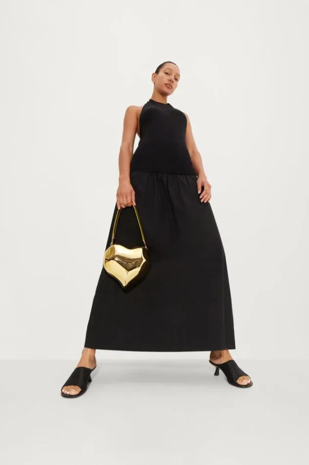 Simon Miller Dresses Junjo Combo Dress In Black Black 8211 Shop