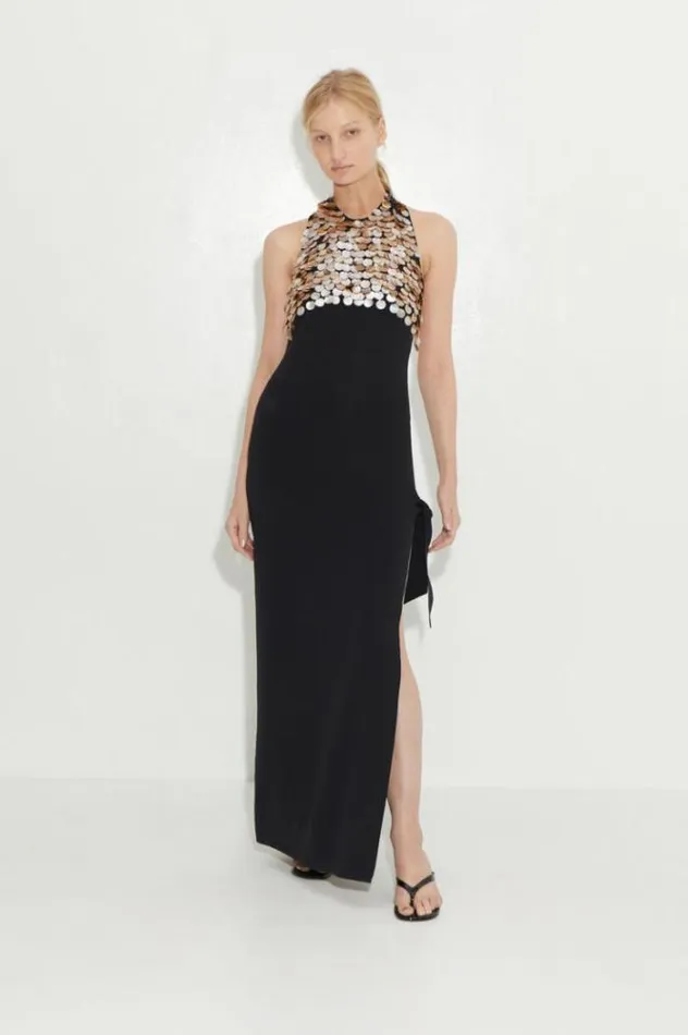 Simon Miller Dresses Junjo Embellished Dress In Black Pearl Black Pearl 8211 Shop