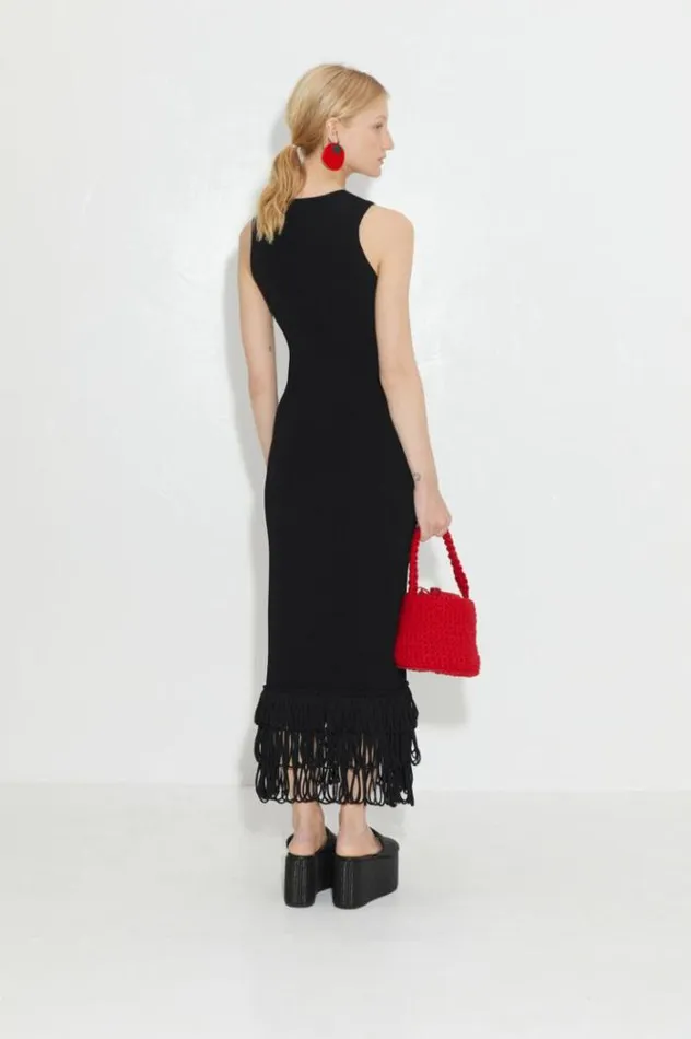 Simon Miller Dresses Knits By Albers Dress In Black Black 8211 Shop