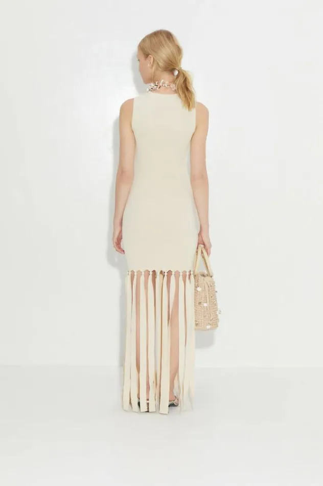 Simon Miller Dresses Knits By Eclisse Sleeveless Dress In Ivory Ivory 8211 Shop