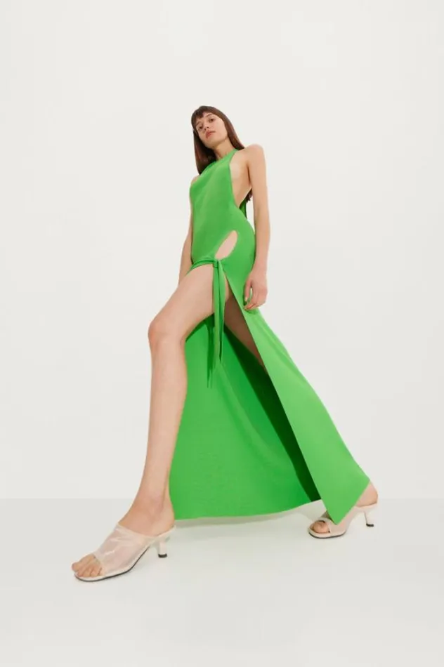 Simon Miller Dresses Knits By Junjo Dress In Gummy Green Gummy Green 8211 Shop