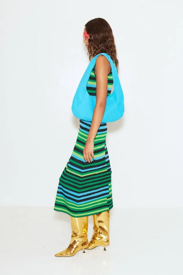 Simon Miller Dresses Knits By Sleeveless Axon Dress In Stacked Stripe Stacked Stripe 8211 Shop