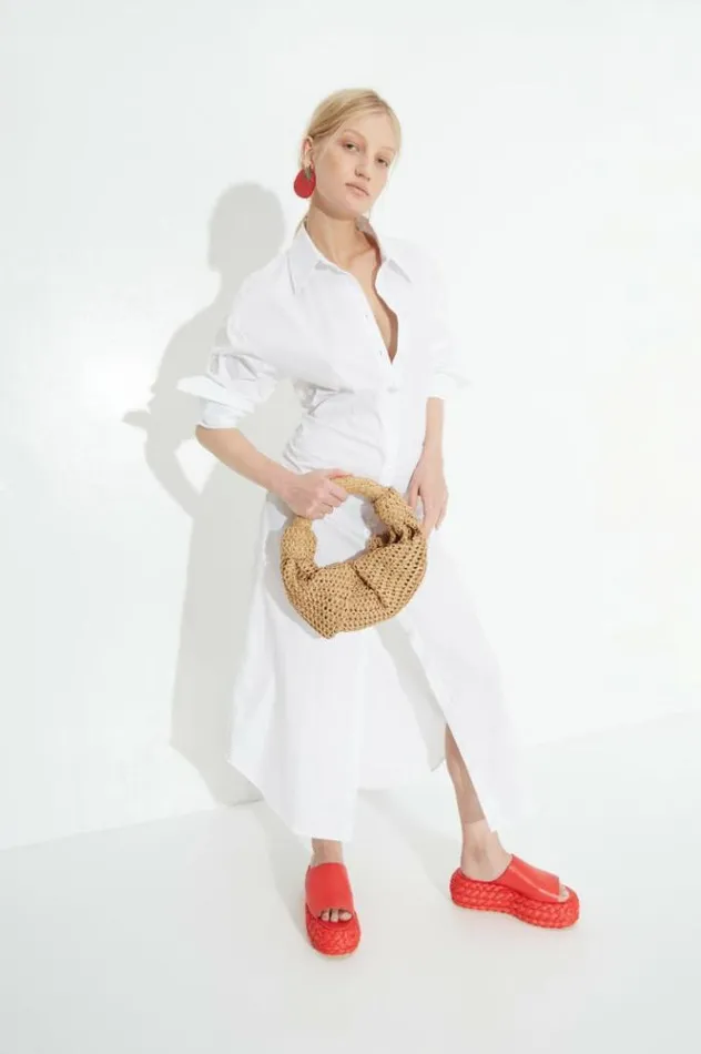Simon Miller Dresses Loch Dress In Macadamia Macadamia 8211 Shop