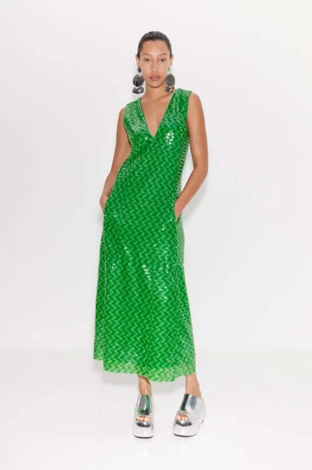 Simon Miller Dresses Nori Sequin Dress In Gummy Green Multi Gummy Green Multi 8211 Shop Simon Miller Dresses Nori Sequin Dress In Gummy Green Multi Gummy Green Multi 8211 Shop