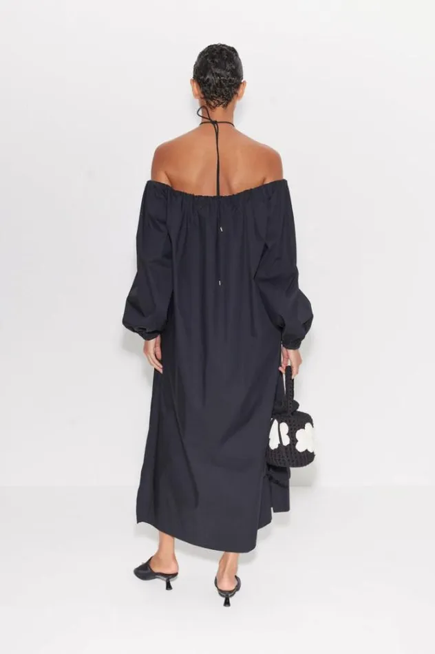 Simon Miller Dresses Oleander Poplin Dress In Black Black 8211 Shop