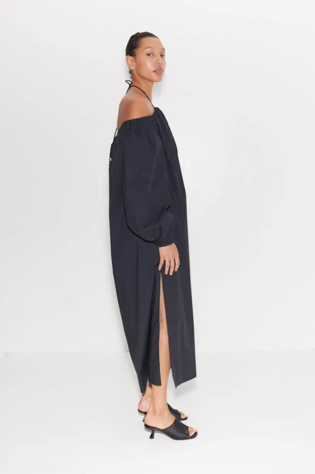 Simon Miller Dresses Oleander Poplin Dress In Black Black 8211 Shop