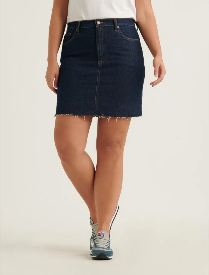 Skirts Women Lucky Brand High Rise Mini Skirt Little River Ct