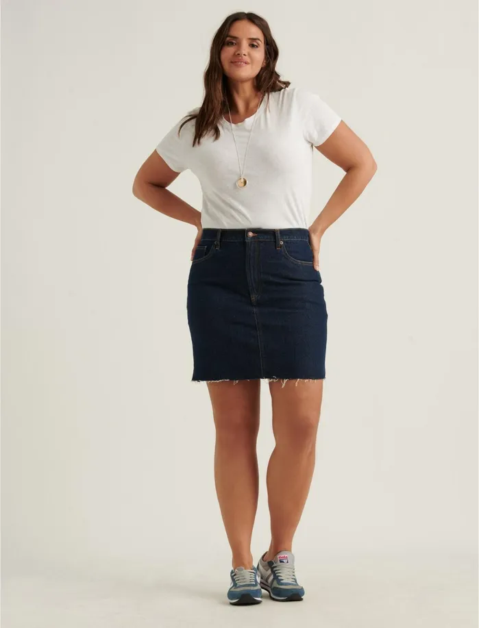 Skirts Women Lucky Brand High Rise Mini Skirt Little River Ct