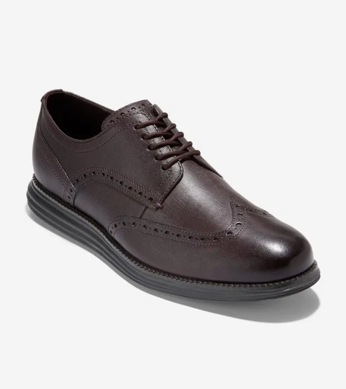 Smart Shoes Men Cole Haan riginalGrand Wingtip Oxford Dark Chocolateblack Smart Shoes Men Cole Haan riginalGrand Wingtip Oxford Dark Chocolateblack