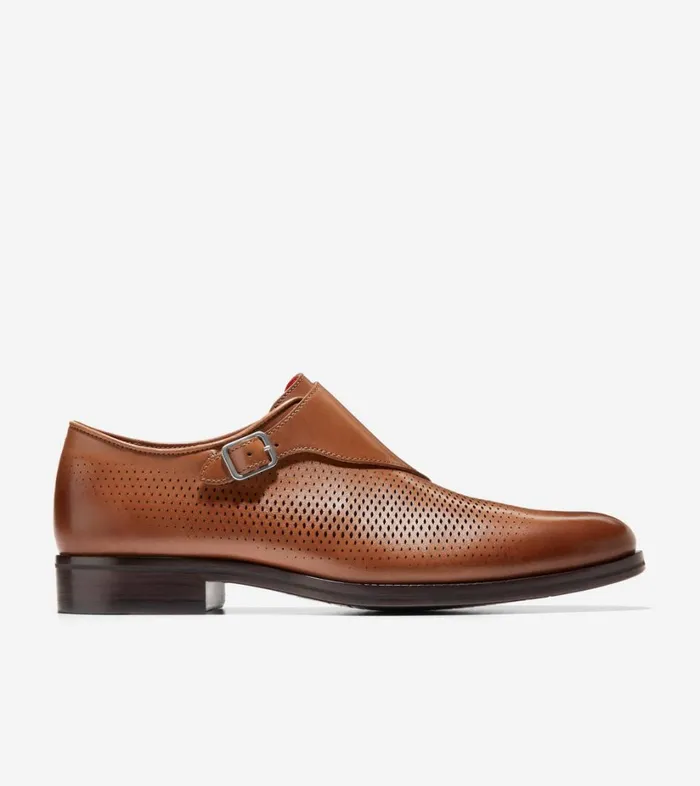 Smart Shoes Men Cole Haan Washington Grand Laser Monk Strap Shoes British Tandark Chocolate Smart Shoes Men Cole Haan Washington Grand Laser Monk Strap Shoes British Tandark Chocolate