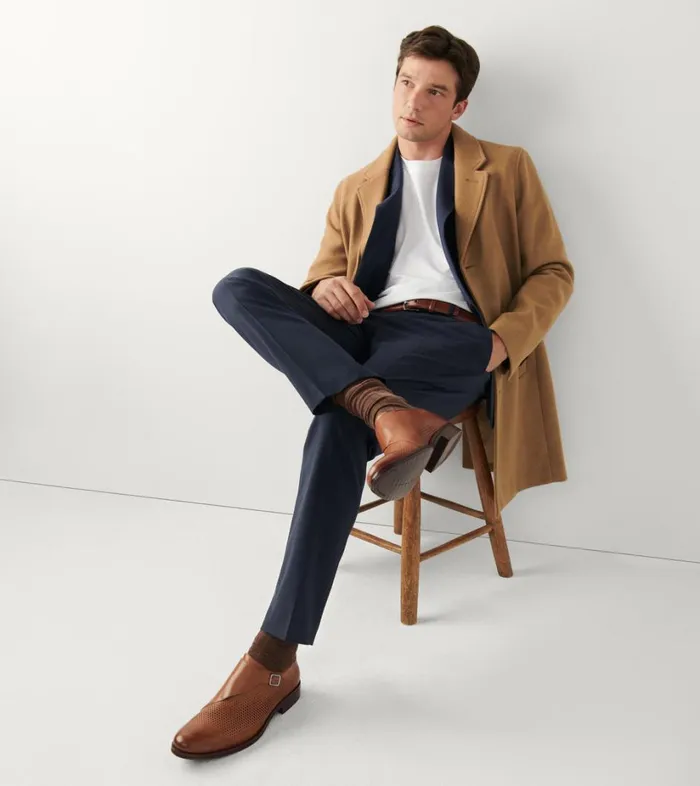 Smart Shoes Men Cole Haan Washington Grand Laser Monk Strap Shoes British Tandark Chocolate Smart Shoes Men Cole Haan Washington Grand Laser Monk Strap Shoes British Tandark Chocolate