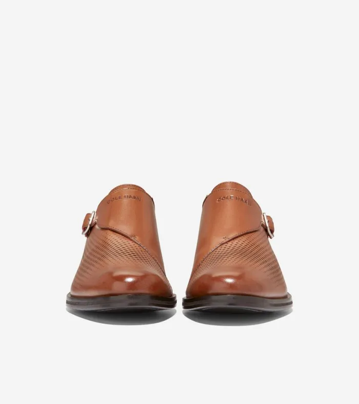 Smart Shoes Men Cole Haan Washington Grand Laser Monk Strap Shoes British Tandark Chocolate Smart Shoes Men Cole Haan Washington Grand Laser Monk Strap Shoes British Tandark Chocolate