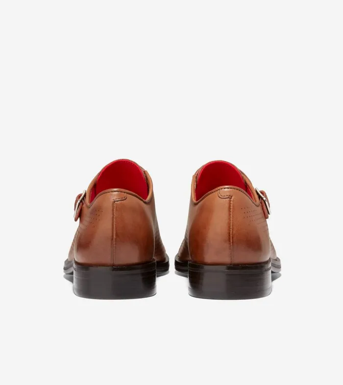 Smart Shoes Men Cole Haan Washington Grand Laser Monk Strap Shoes British Tandark Chocolate Smart Shoes Men Cole Haan Washington Grand Laser Monk Strap Shoes British Tandark Chocolate