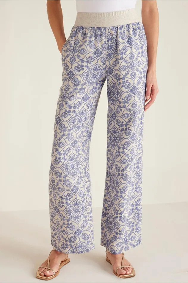 Soft Surroundings Aliso Point Linen Pants Navy Women Pants Soft Surroundings Aliso Point Linen Pants Navy Women Pants