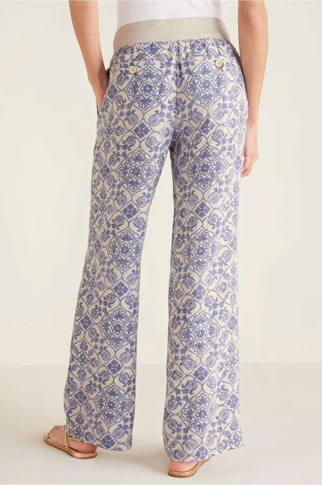 Soft Surroundings Aliso Point Linen Pants Navy Women Pants Soft Surroundings Aliso Point Linen Pants Navy Women Pants