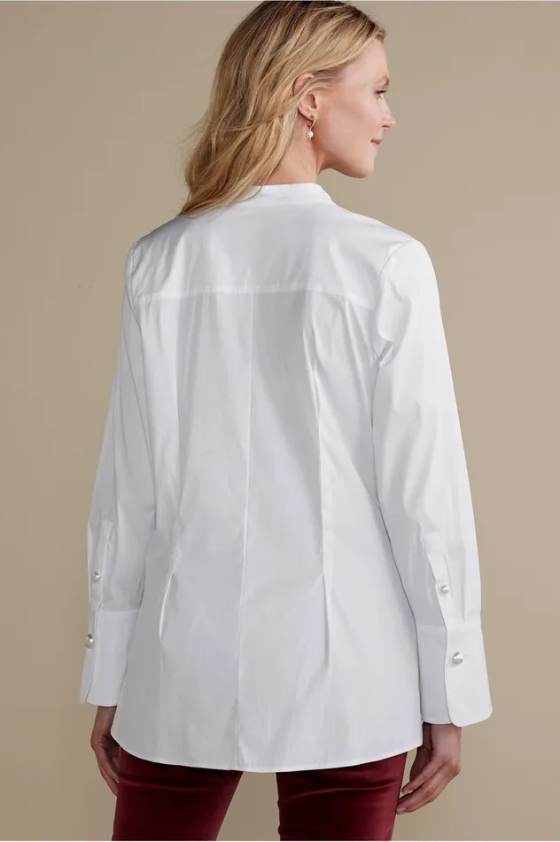 Soft Surroundings Amia Shirt White Women Tops Soft Surroundings Amia Shirt White Women Tops