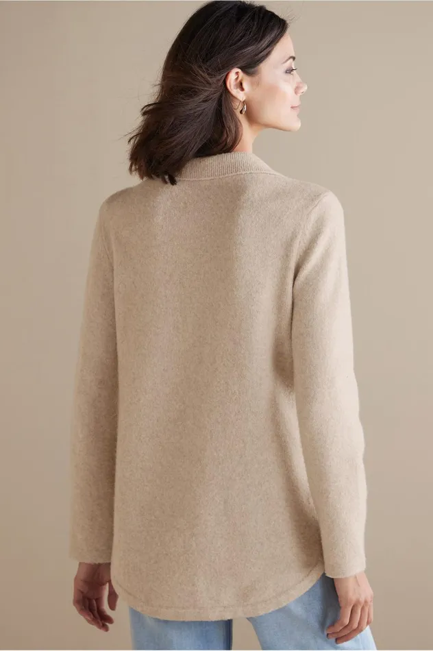 Soft Surroundings Charisse Cardigan Feather Heather Women Sweaters and Cardigans Soft Surroundings Charisse Cardigan Feather Heather Women Sweaters and Cardigans