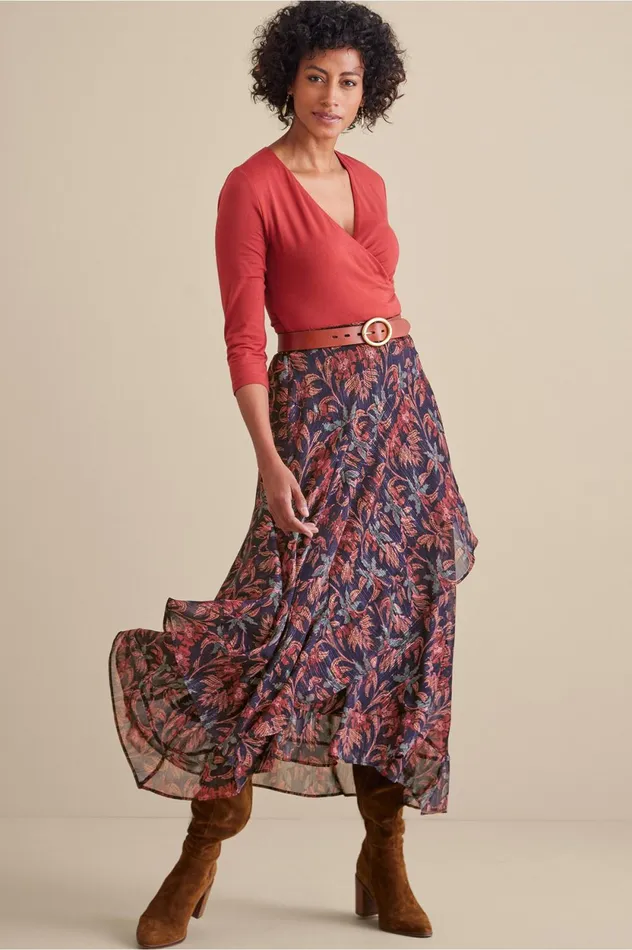 Soft Surroundings Flora Skirt Multi Floral Women Skirts Soft Surroundings Flora Skirt Multi Floral Women Skirts